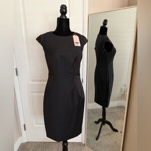 Ted Baker Shiny Lavanta Suit Dress in Black Size 2 equal to US 6